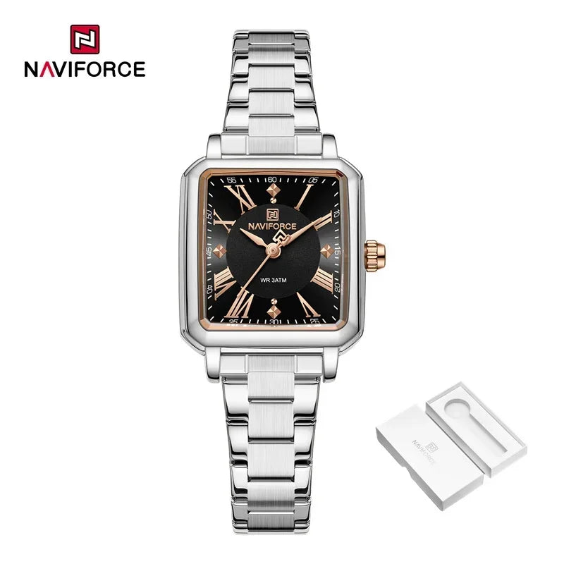 New Style NAVIFORCE Luxury 2025 Watches For Women 3ATM Waterproof Quartz Stainless Steel Fashion Ladies Watch Relogio Feminino