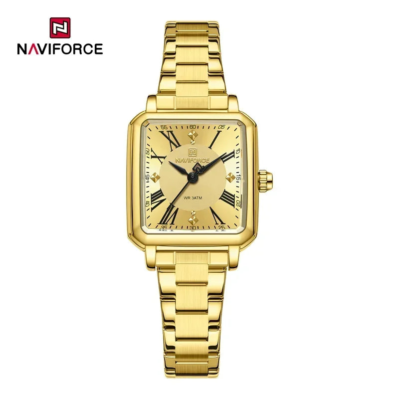 New Style NAVIFORCE Luxury 2025 Watches For Women 3ATM Waterproof Quartz Stainless Steel Fashion Ladies Watch Relogio Feminino