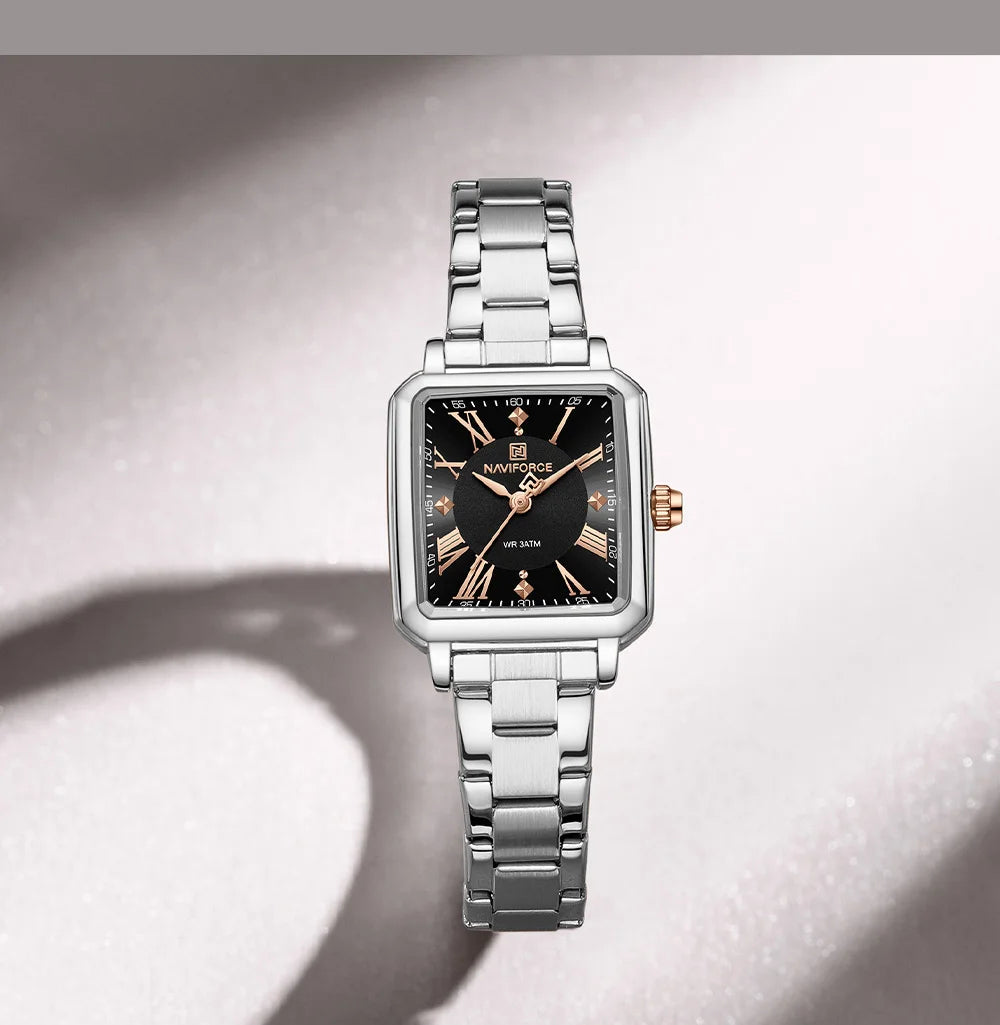 New Style NAVIFORCE Luxury 2025 Watches For Women 3ATM Waterproof Quartz Stainless Steel Fashion Ladies Watch Relogio Feminino