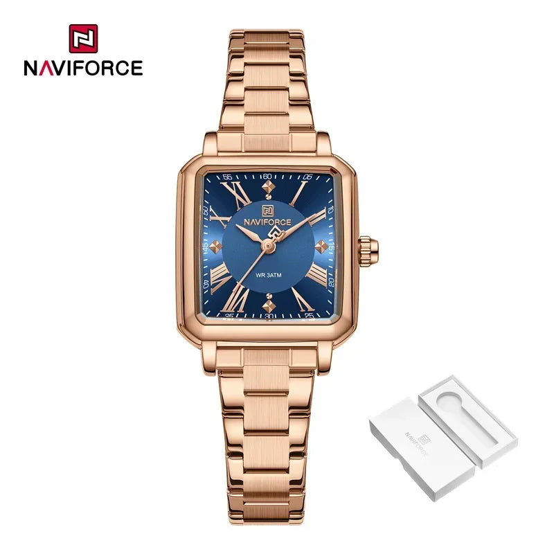New Style NAVIFORCE Luxury 2025 Watches For Women 3ATM Waterproof Quartz Stainless Steel Fashion Ladies Watch Relogio Feminino