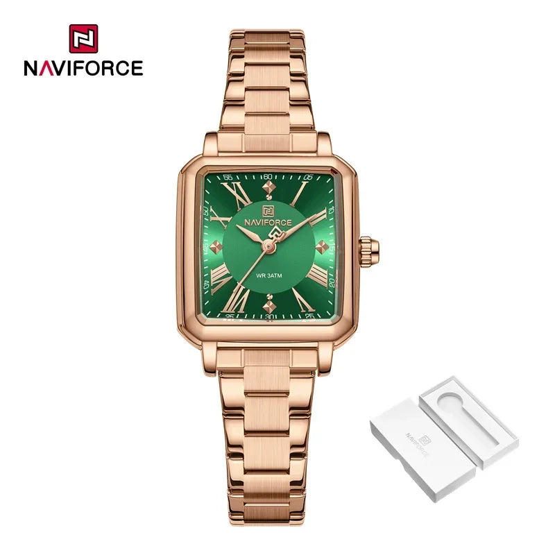 New Style NAVIFORCE Luxury 2025 Watches For Women 3ATM Waterproof Quartz Stainless Steel Fashion Ladies Watch Relogio Feminino