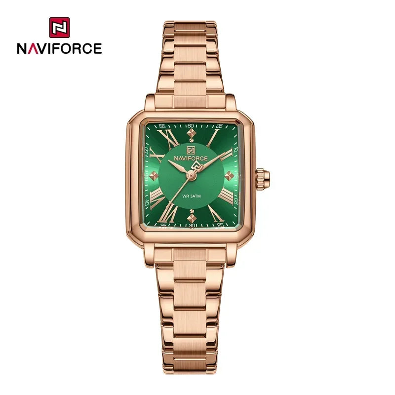 New Style NAVIFORCE Luxury 2025 Watches For Women 3ATM Waterproof Quartz Stainless Steel Fashion Ladies Watch Relogio Feminino