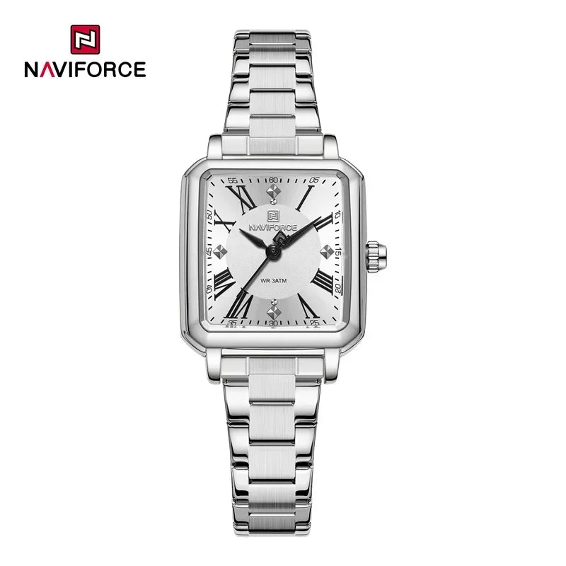 New Style NAVIFORCE Luxury 2025 Watches For Women 3ATM Waterproof Quartz Stainless Steel Fashion Ladies Watch Relogio Feminino
