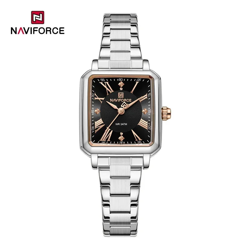 New Style NAVIFORCE Luxury 2025 Watches For Women 3ATM Waterproof Quartz Stainless Steel Fashion Ladies Watch Relogio Feminino