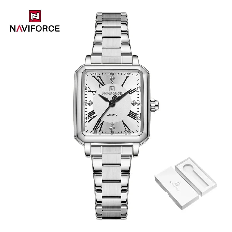 New Style NAVIFORCE Luxury 2025 Watches For Women 3ATM Waterproof Quartz Stainless Steel Fashion Ladies Watch Relogio Feminino