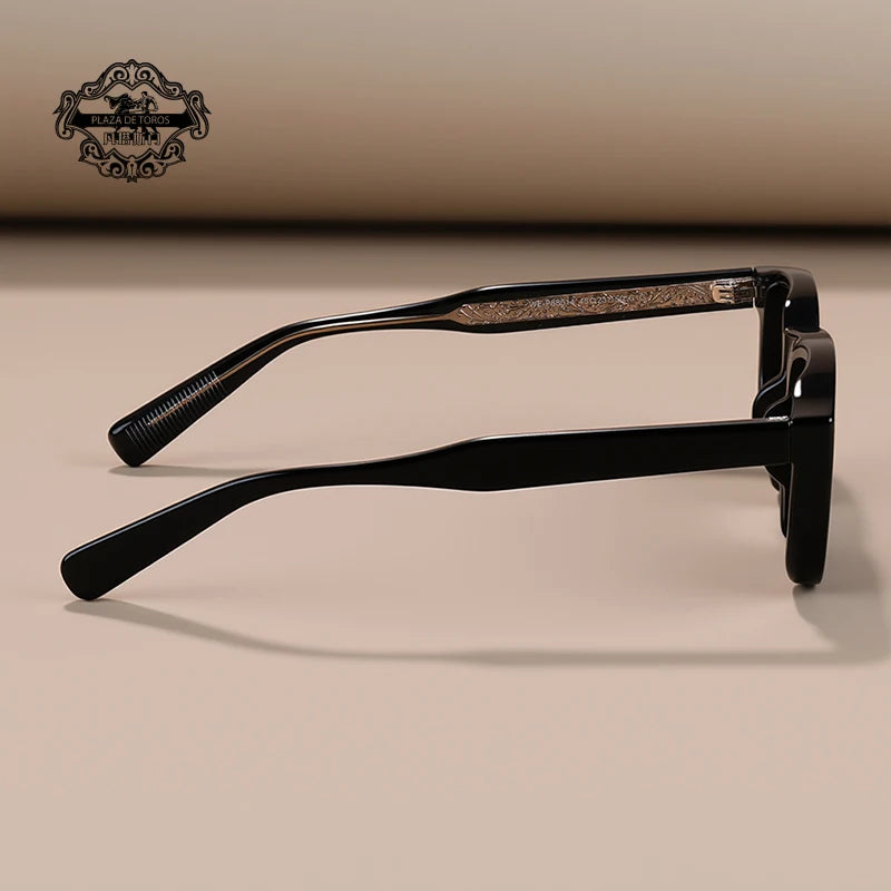 Classics Rivets Style Retro Sun Glasses for Women TR90 Frame Polygon Polarized Sunglasses UV400 Male Black Green 2025 Summer