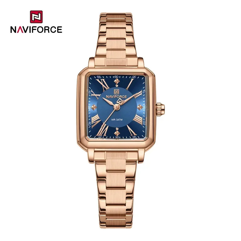 New Style NAVIFORCE Luxury 2025 Watches For Women 3ATM Waterproof Quartz Stainless Steel Fashion Ladies Watch Relogio Feminino