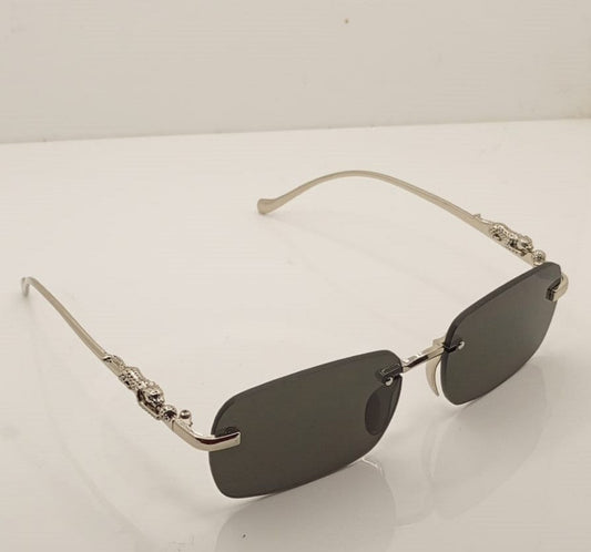 Rimless Steel Sunglasses +Free Box +Free Delivery + Return Policy